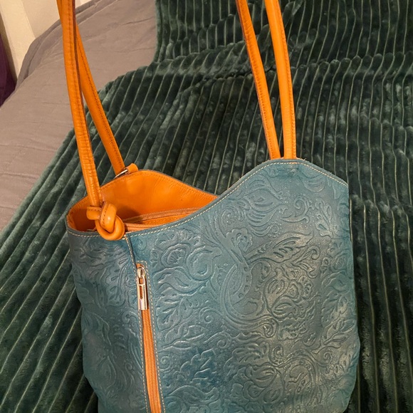 Italian Convertible Purse/Backpack - Picture 2 of 7